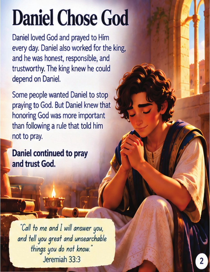 Daniel and the Lions - page 2