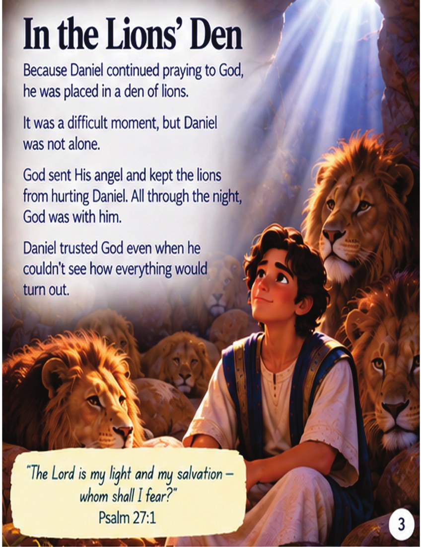 Daniel and the Lions - page 3