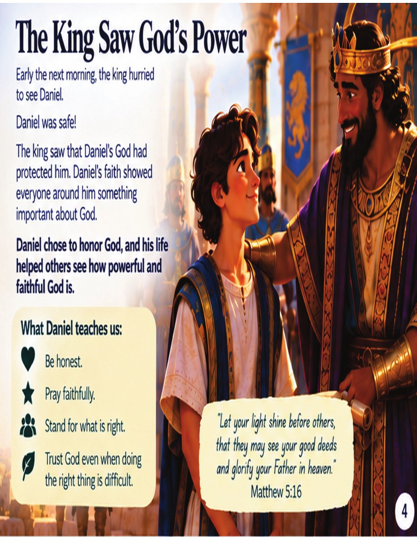 Daniel and the Lions - page 4